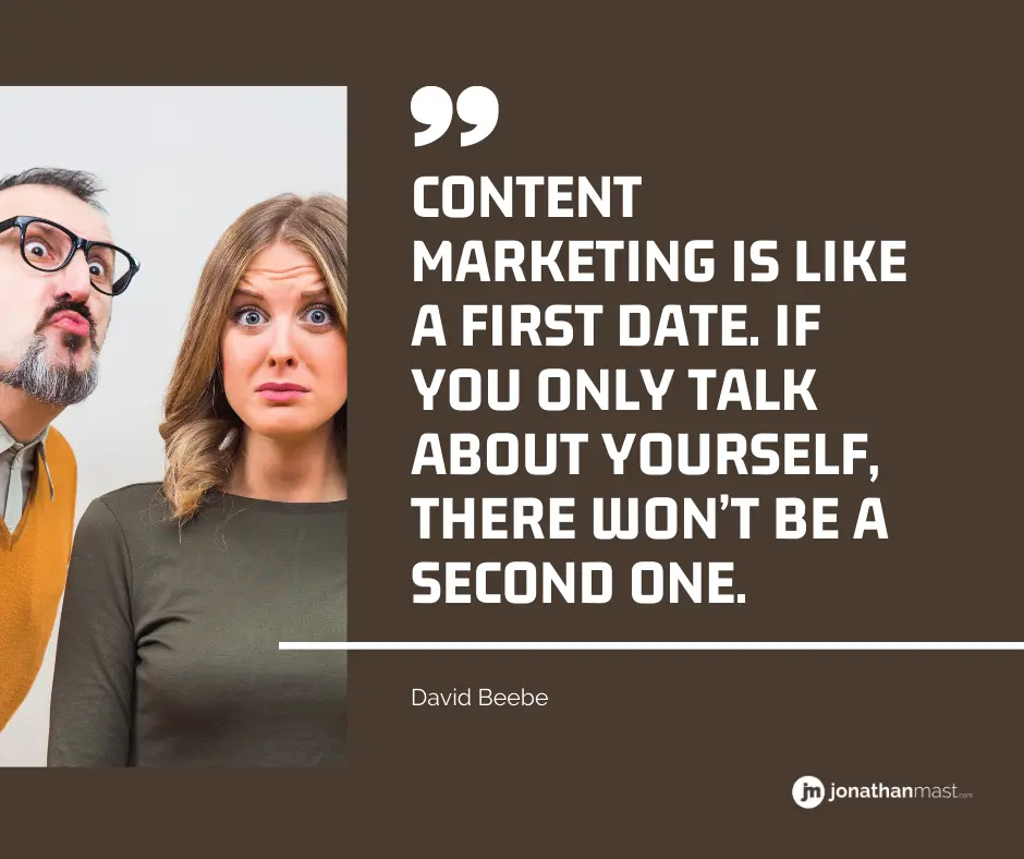 content marketing first impressions