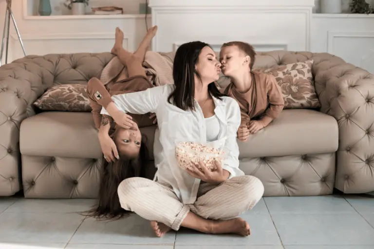 mom-son-daughter-on couch-dental-health-blog-tooth-erosion-art-science-family-dentistry-woodbury-mn