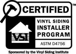 vinyl siding certified