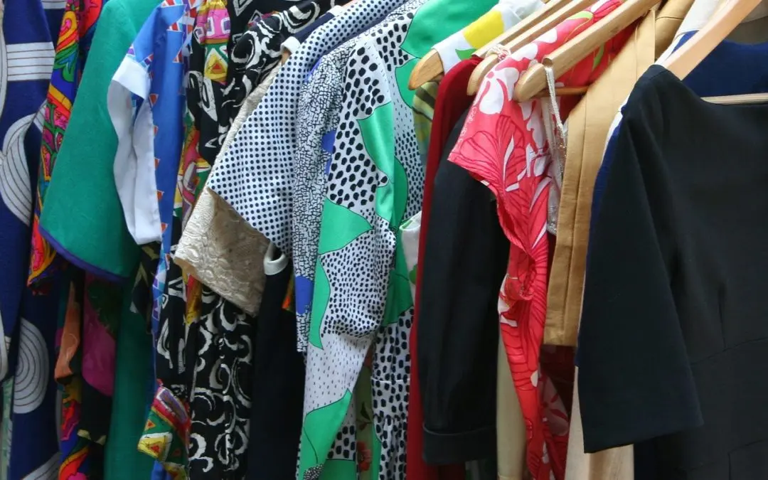 Details of a Well Organized Closet