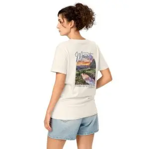Live in the Moment | Unisex organic mid-light t-shirt