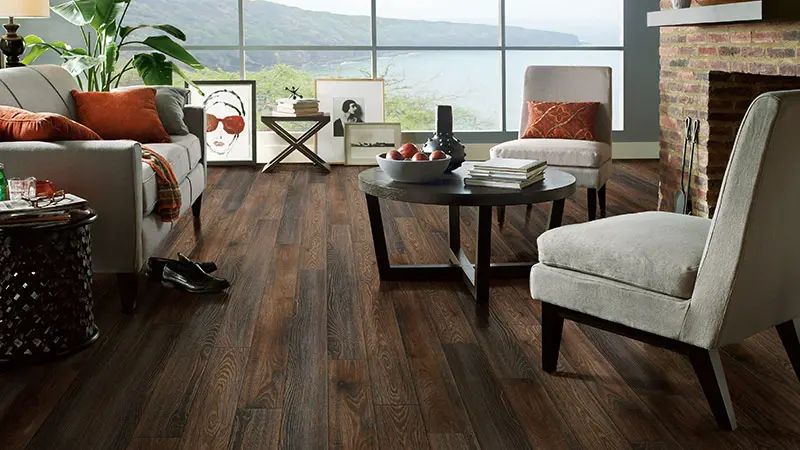a living room with a nice view