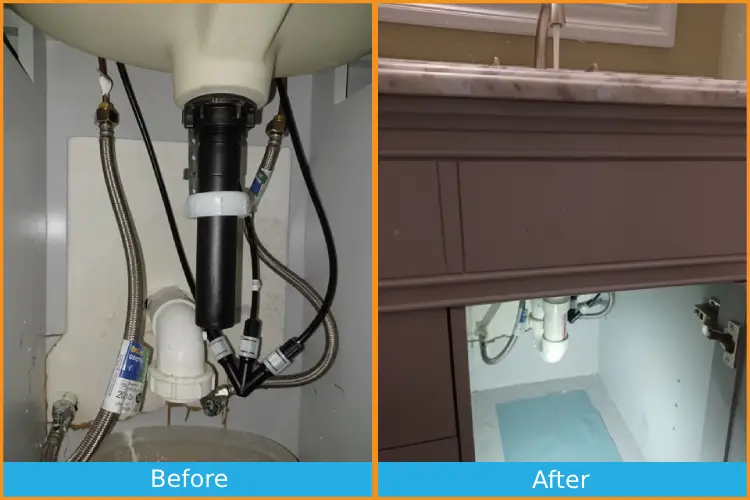 Santana Bros Plumbing Before After