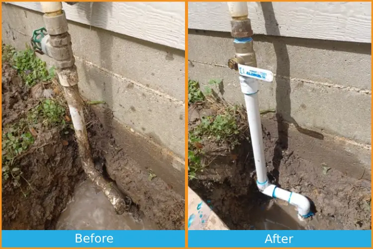 Santana Bros Plumbing Before After