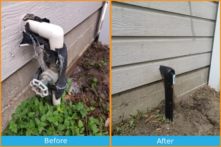 Santana Bros Plumbing Before After