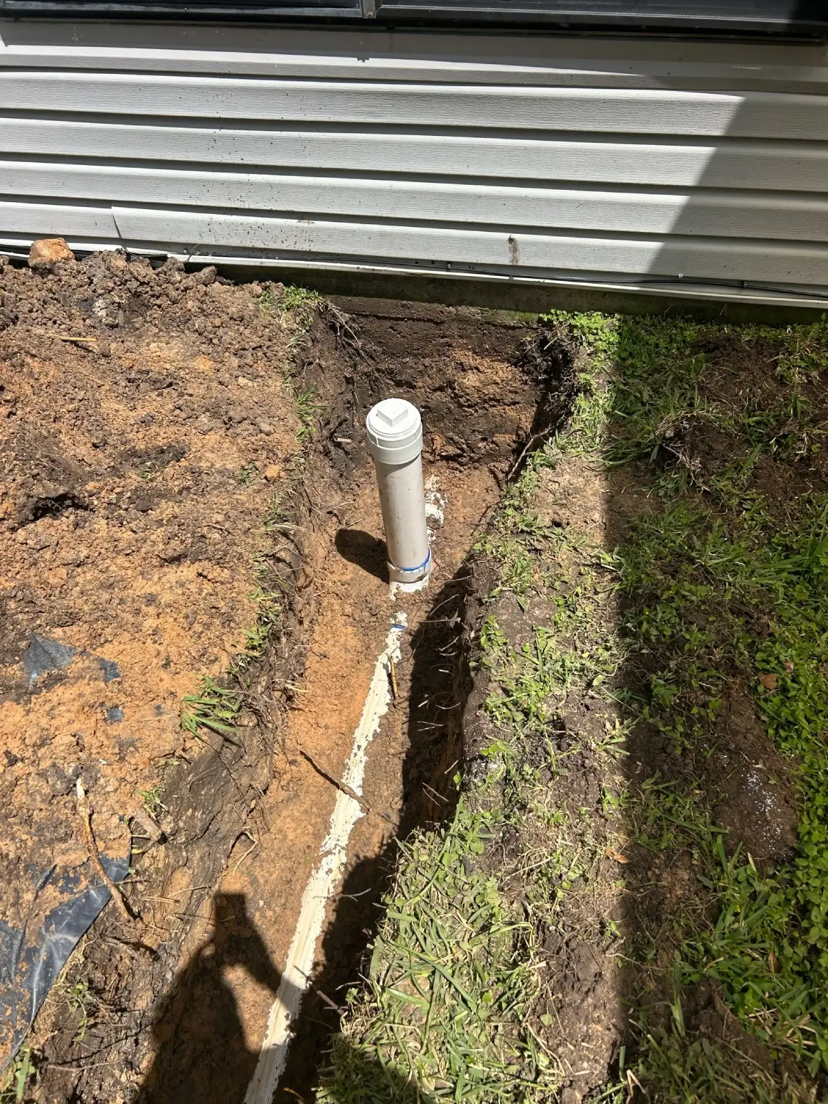 Replacing Sewer Line