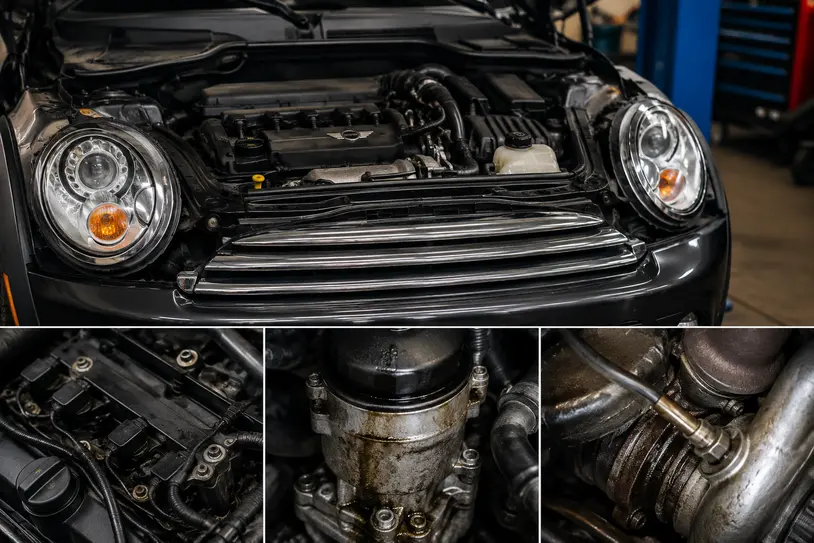 The Three Oil Leaks We Find Most Often on Turbocharged R56 Mini Coopers