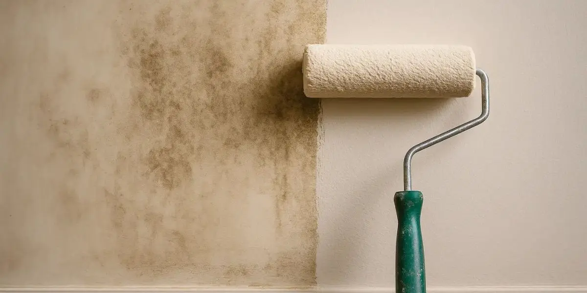 can you paint over smoke damaged walls