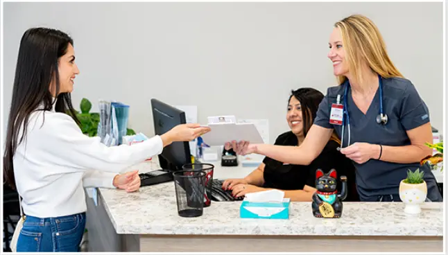 Urgent care staff