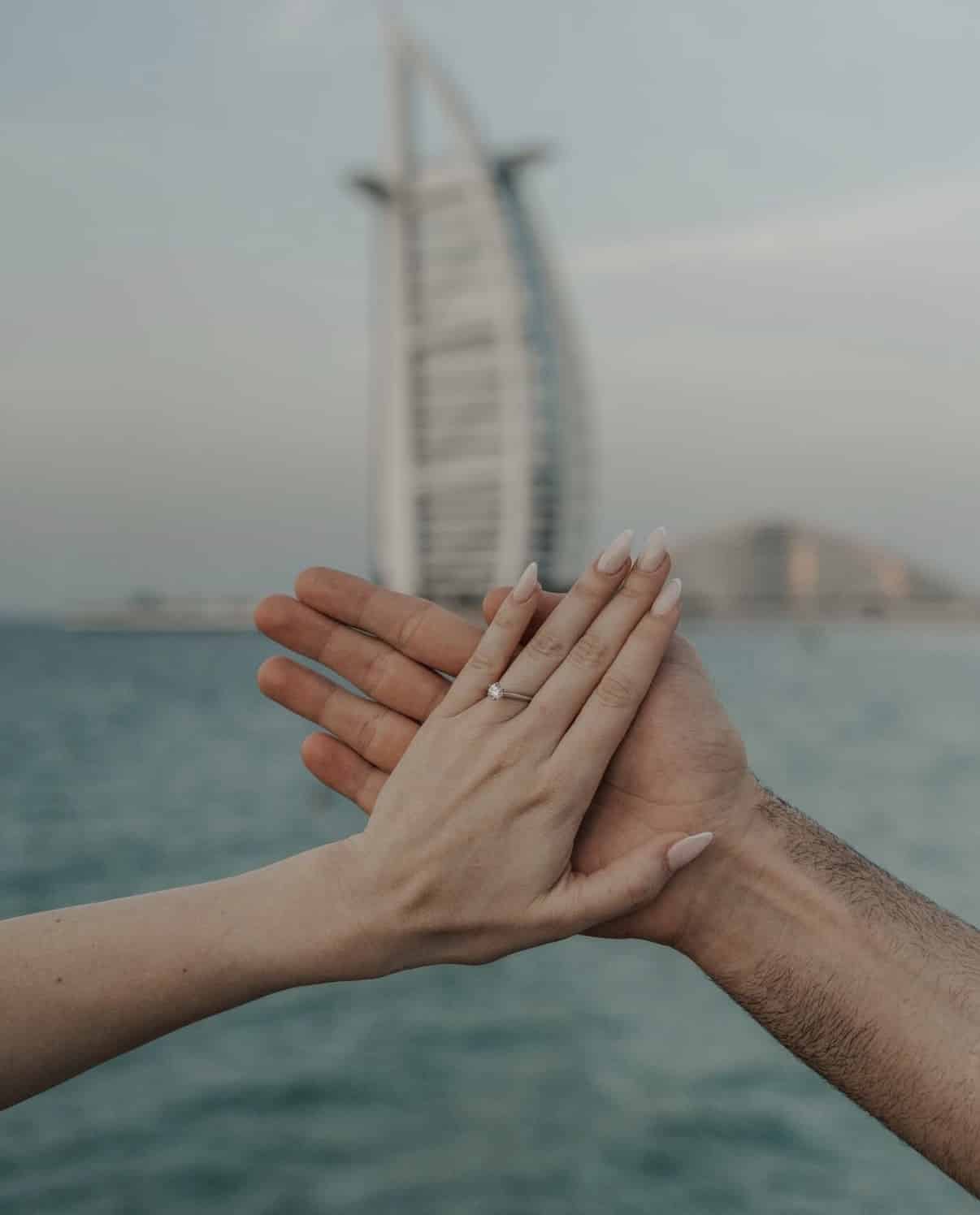 Yacht Proposal in Dubai