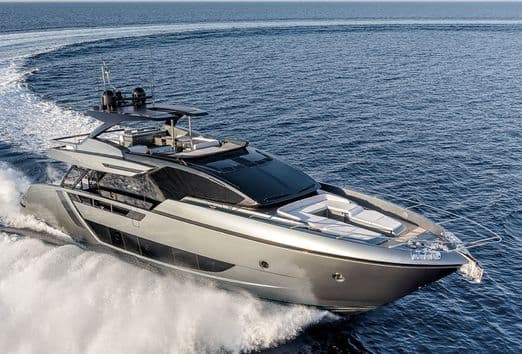 Riva 82 - F1 luxury motor yacht at sea
