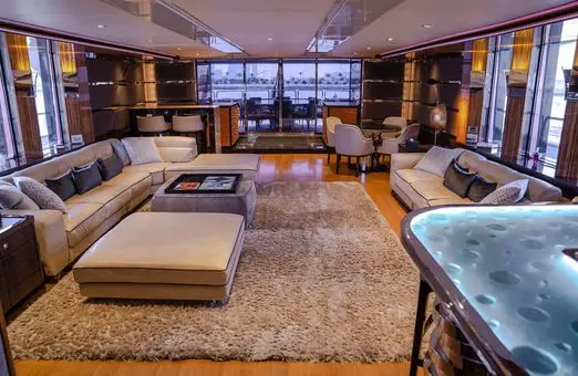 Benetti 50M superyacht main salon