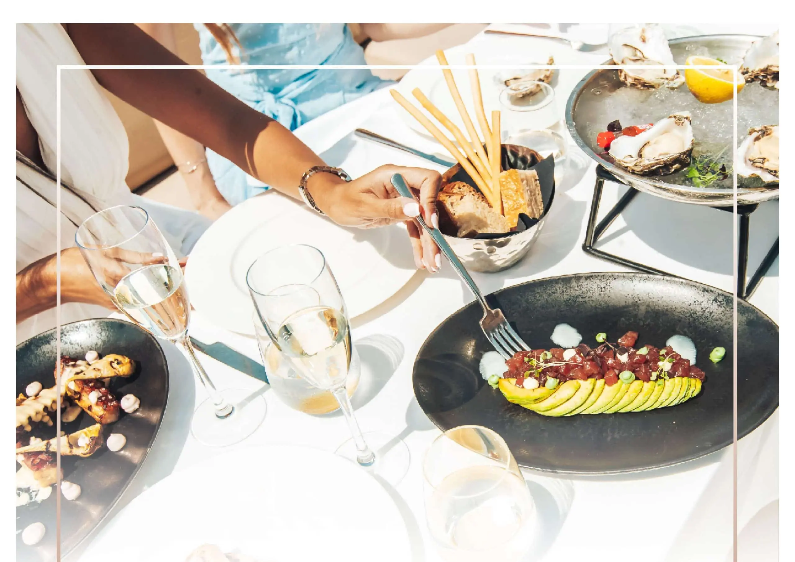 Private chef serving gourmet Italian cuisine during luxury yacht dinner experience