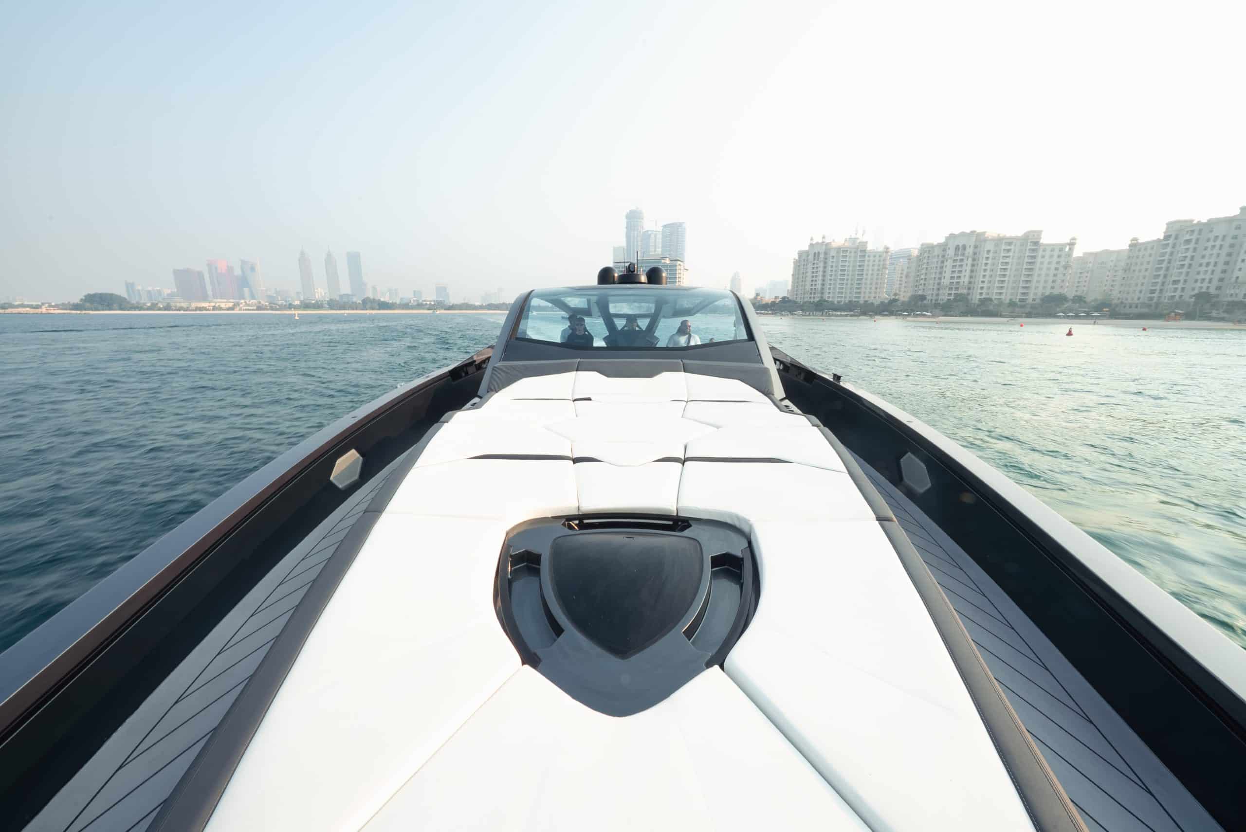 Lamborghini 63 bow design luxury yacht Dubai
