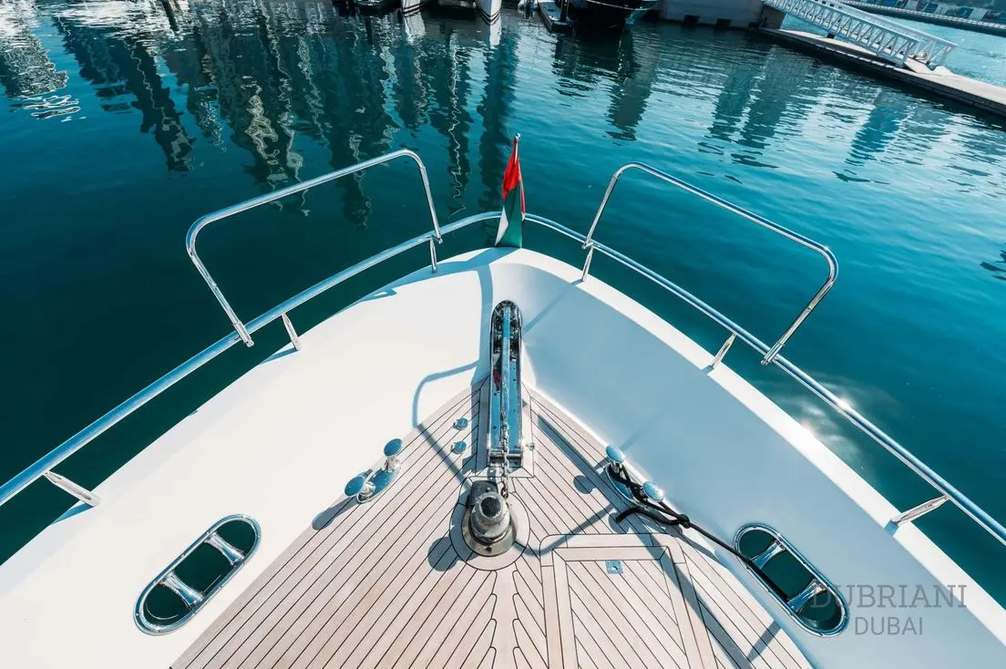 Eclipse yacht foredeck lounge area with circular sunbeds and panoramic ocean views
