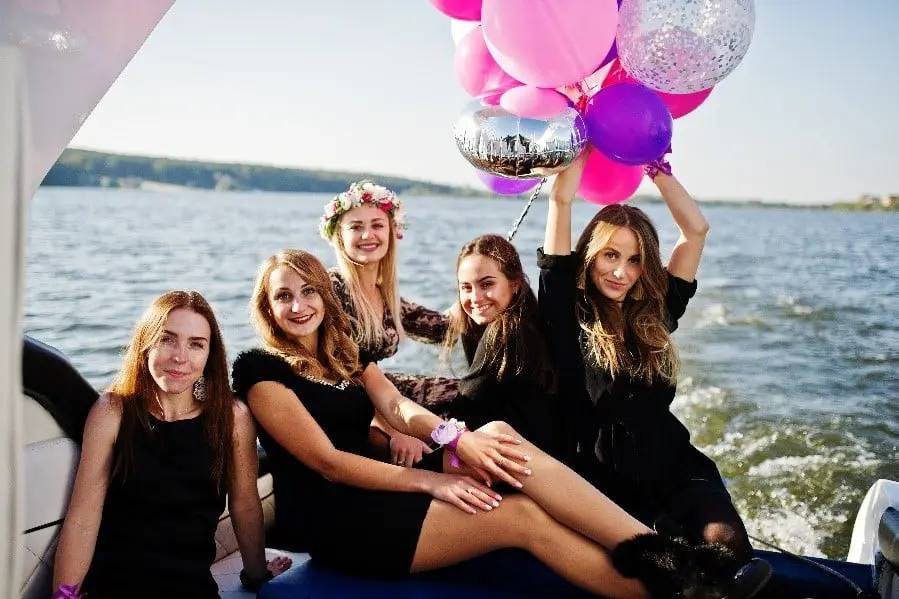 Celebration on yacht