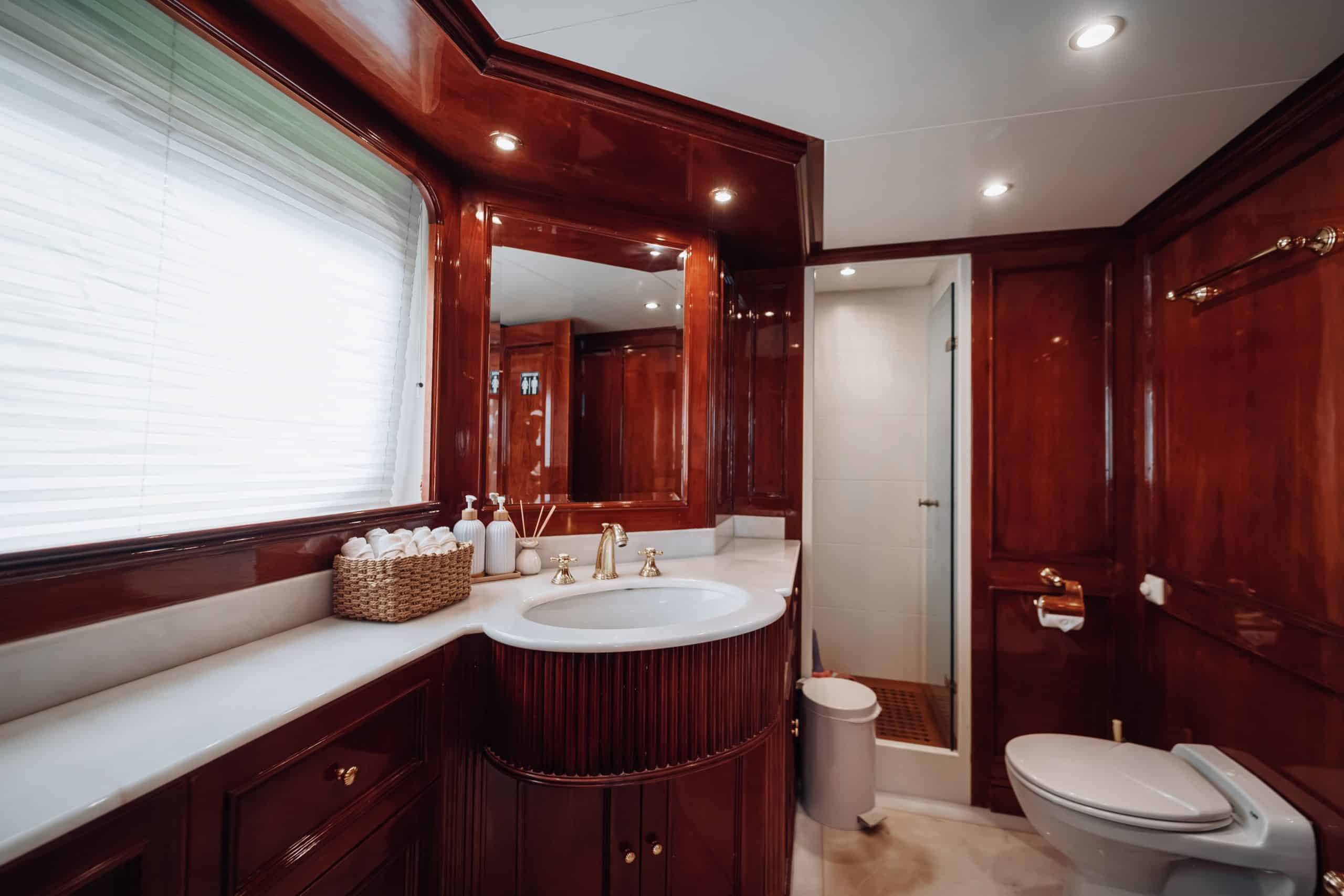 yacht bathroom interior