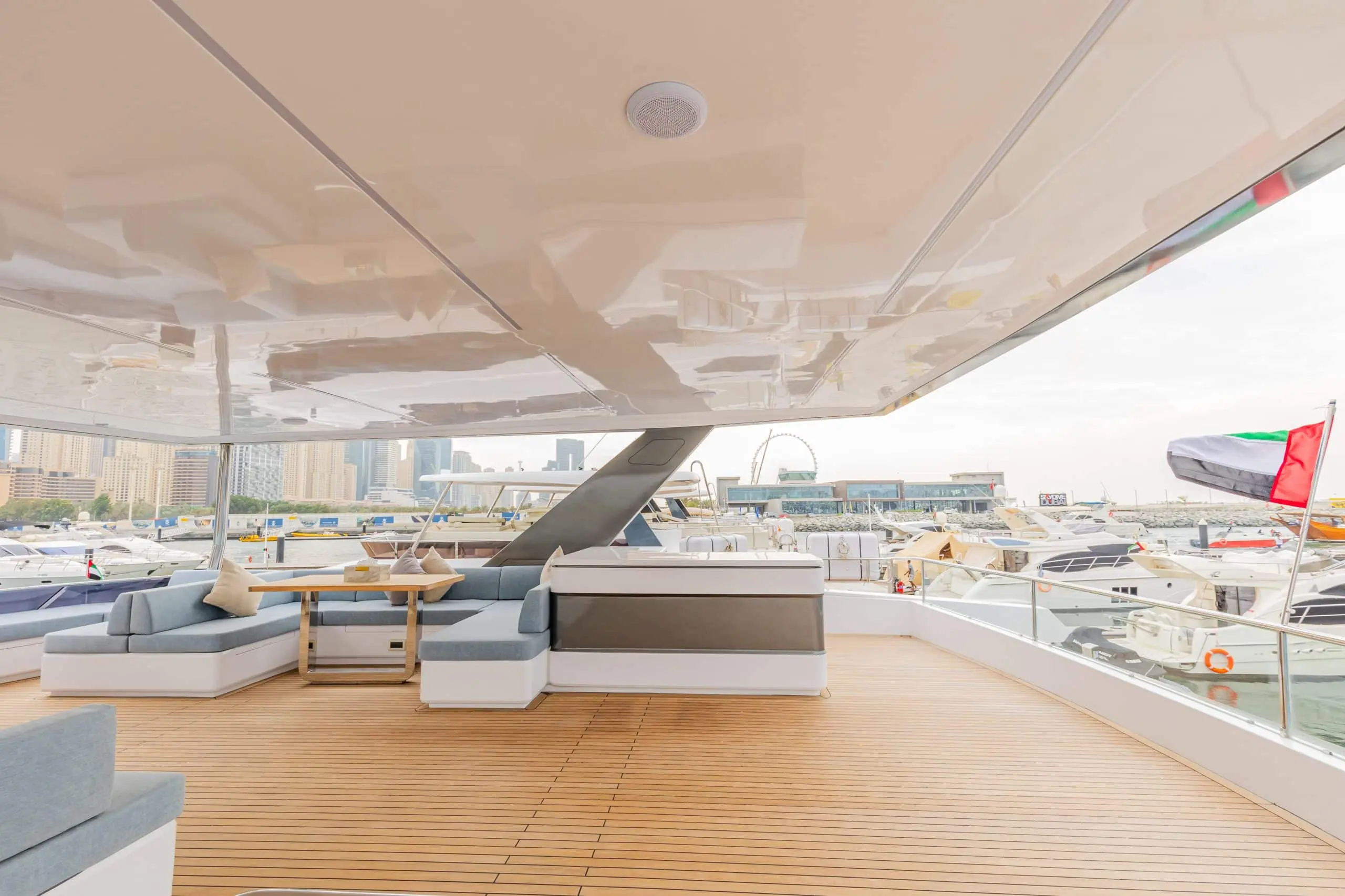 Zirve 72 yacht cozy double cabin with soft lighting and premium bedding