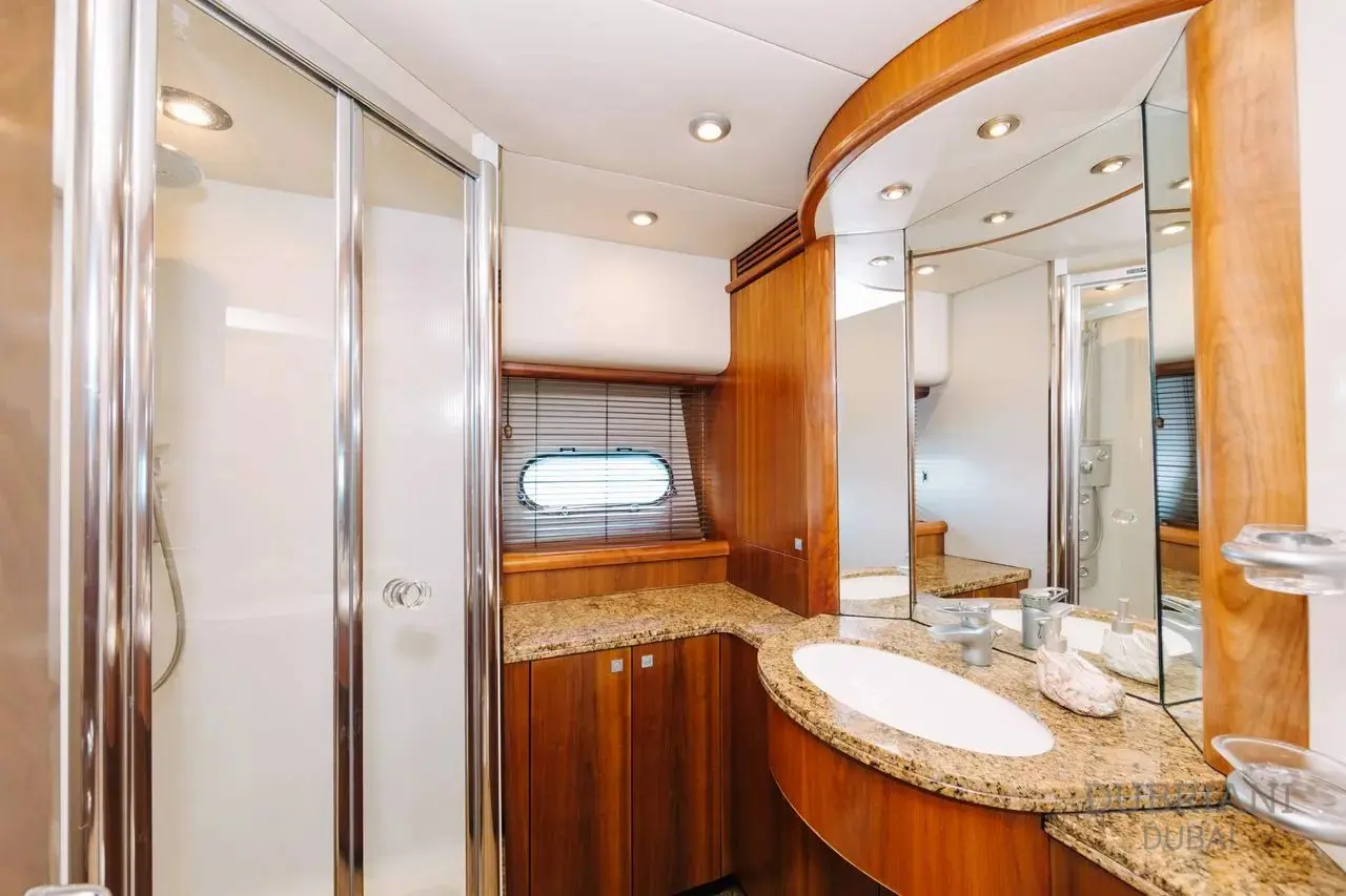 Sunseeker 88 yacht luxury bathroom ensuite interior