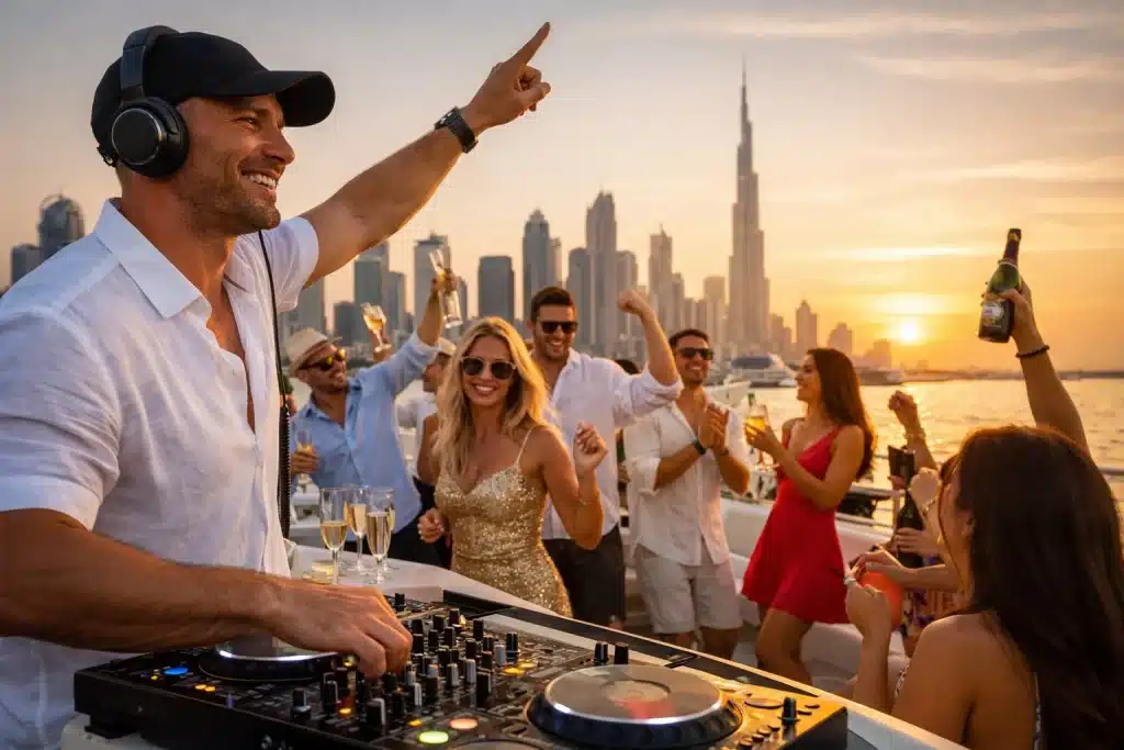 yacht DJ party