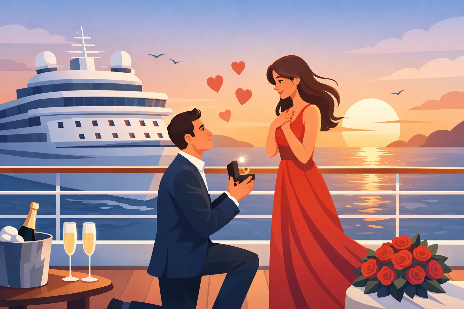 Romantic Proposal Cruise Example That Works