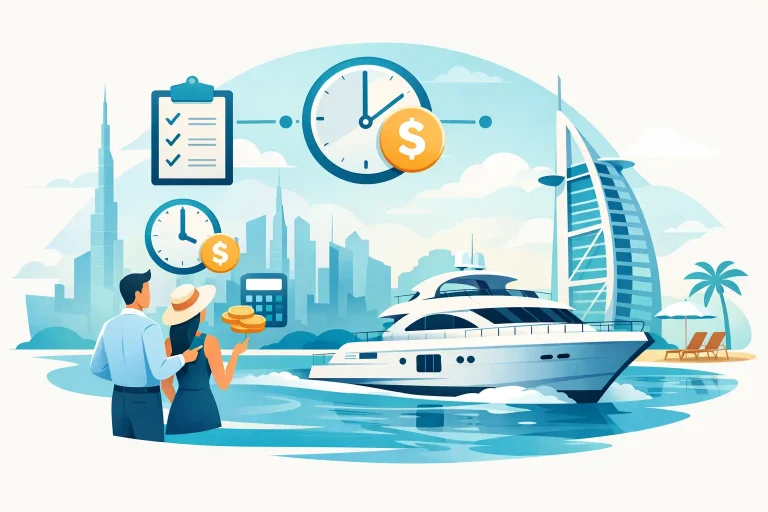 How Yacht Hourly Pricing Works in Dubai