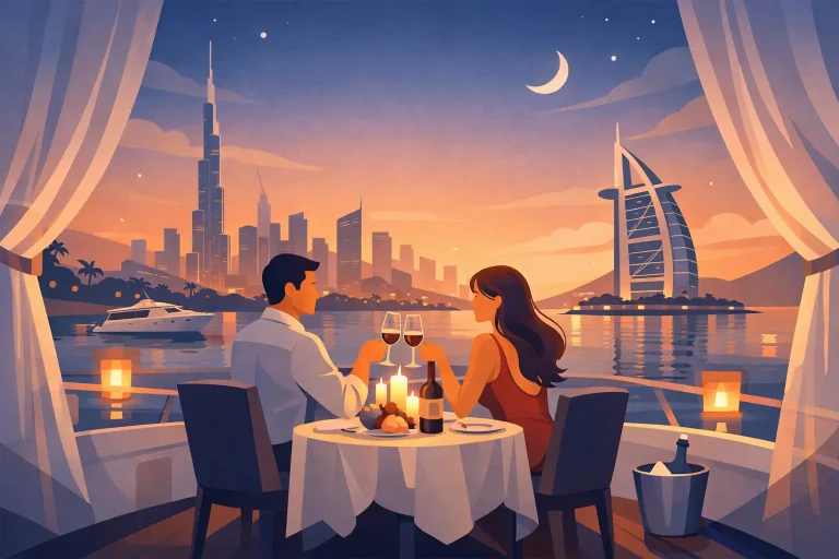 Romantic Yacht Dinner Package in Dubai