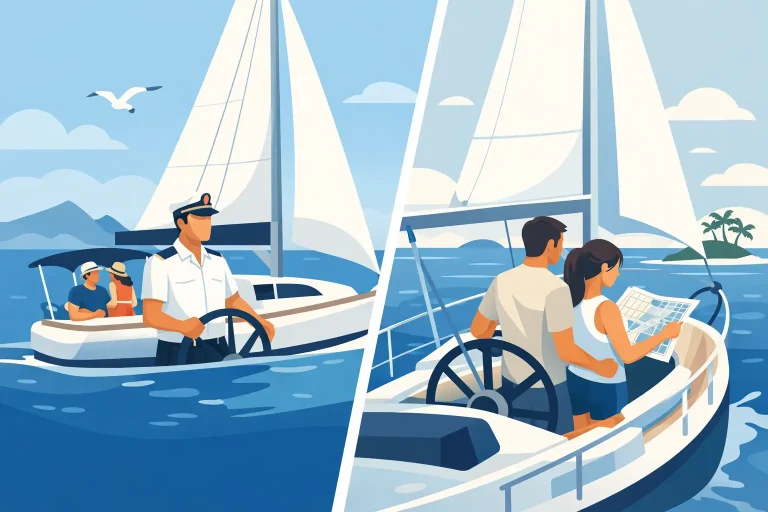 Captained Versus Bareboat Charter Explained