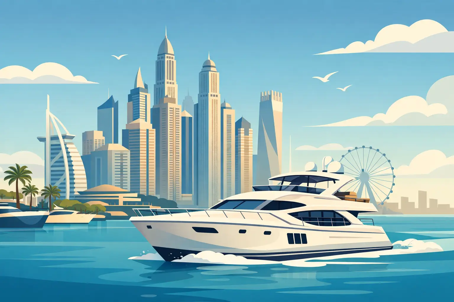 Guide to Yacht Charter Dubai Marina