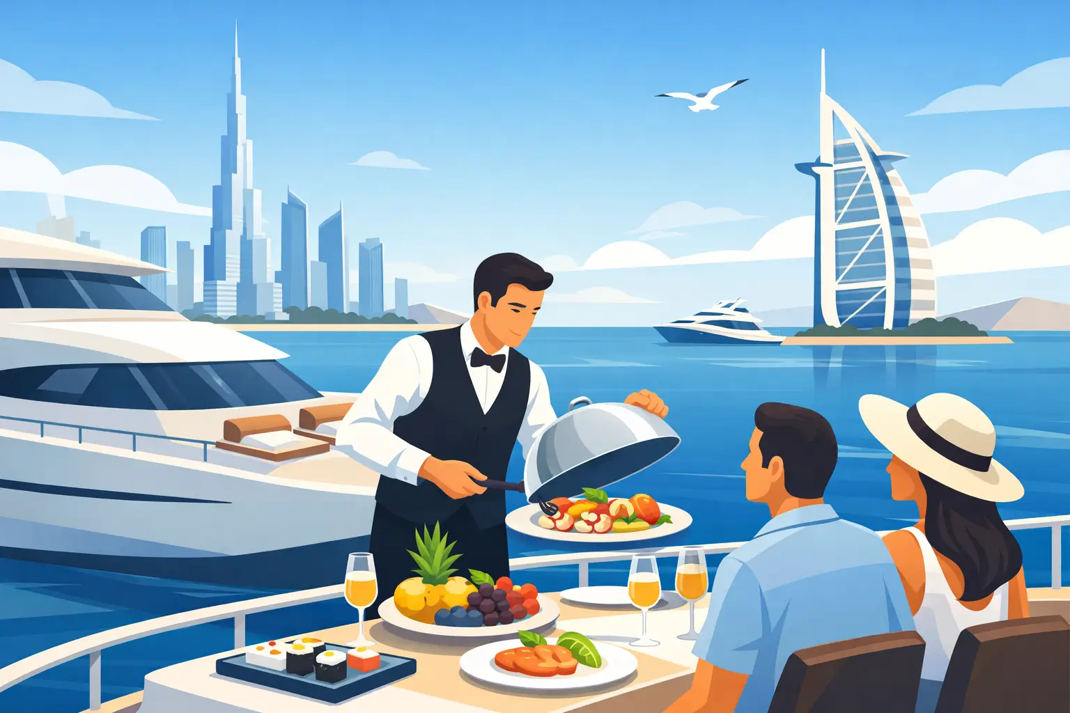 Is Yacht Catering Worth It for Your Dubai Charter?