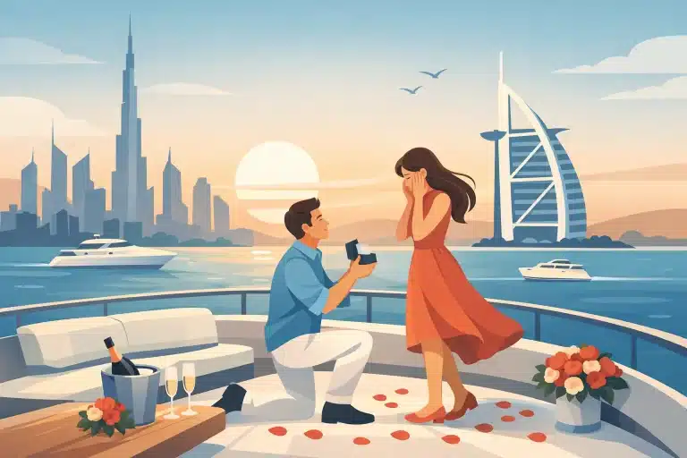 Best Yacht Proposal Packages for Dubai Couples
