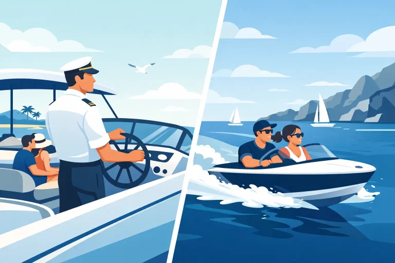 Captained Charter Versus Self Drive: Which Wins?