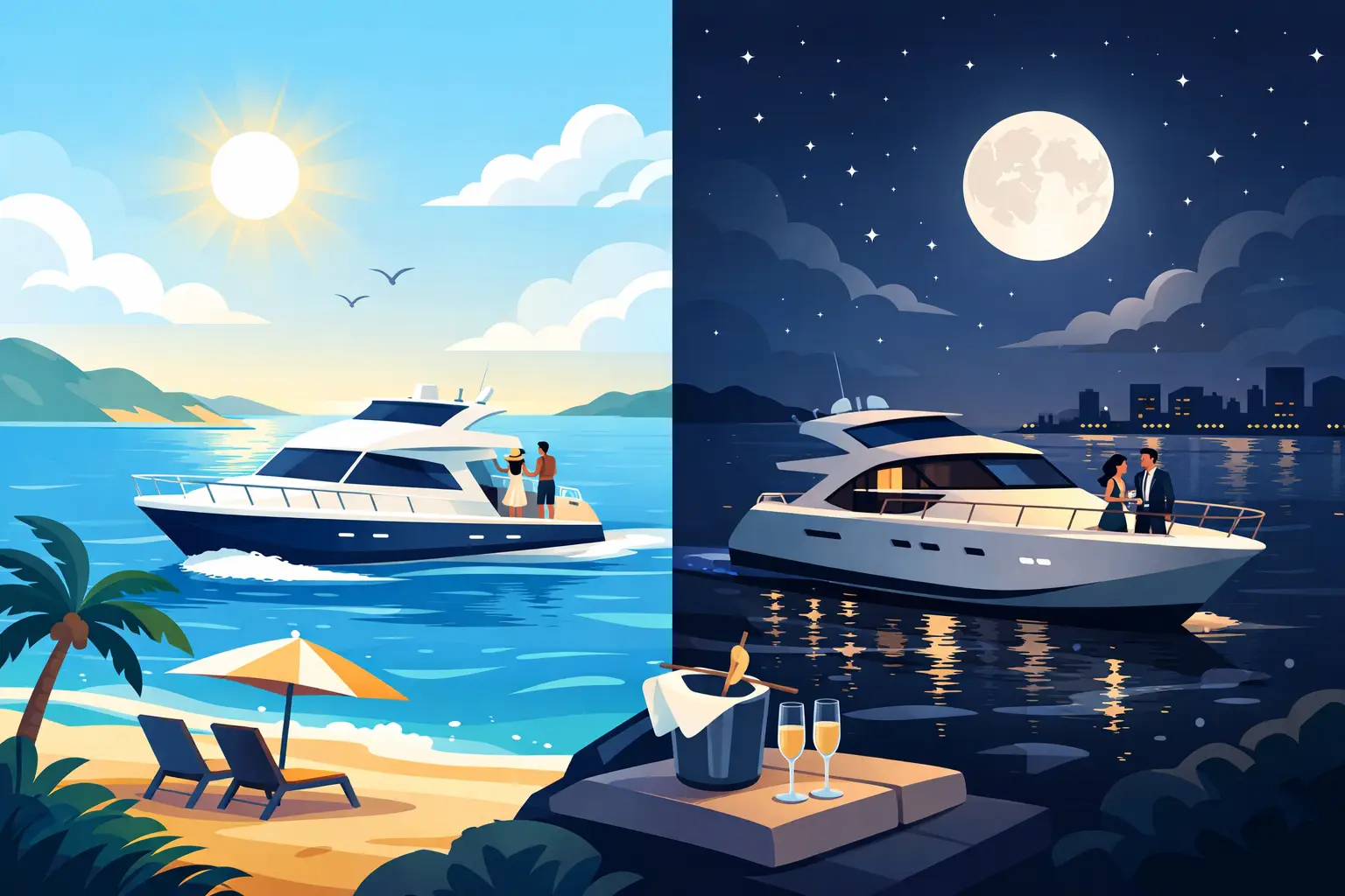 Day Cruise Versus Night Charter: Which Fits?