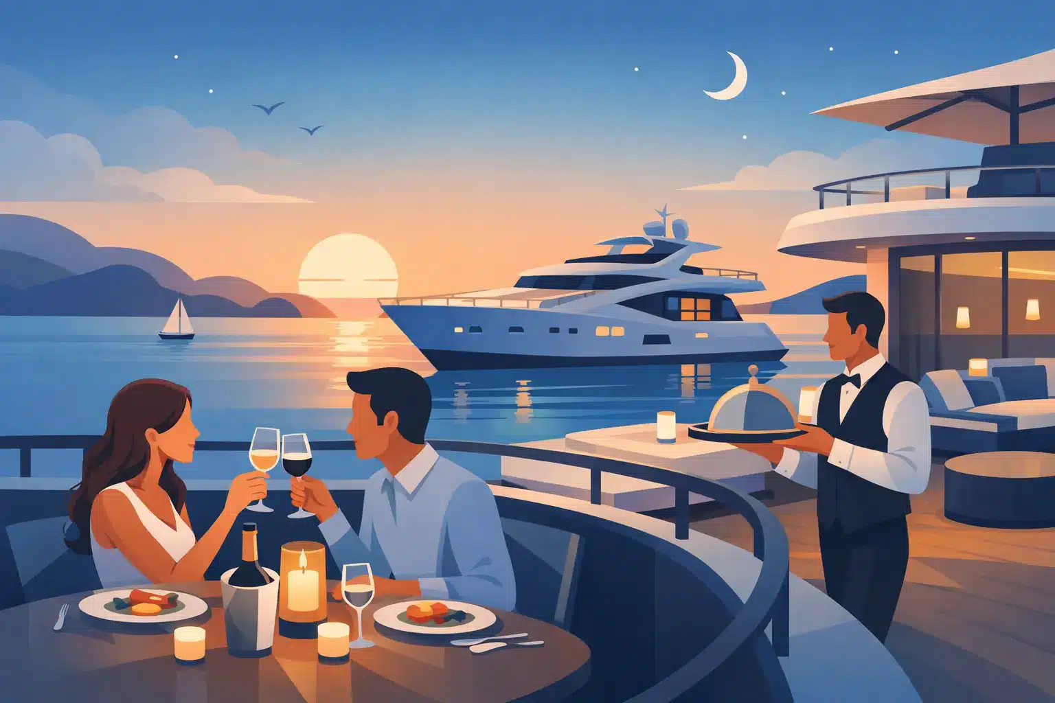 How to Plan Yacht Dinners That Feel Effortless