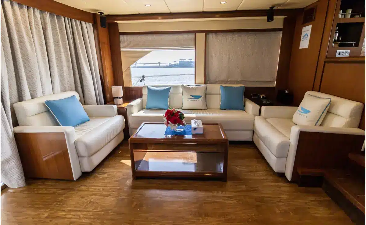 Azure 66 yacht helm station