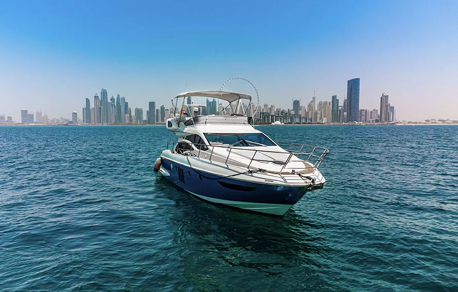 Mia 48 Azimut yacht galley and bar