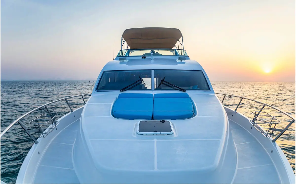Azure 66 yacht aft deck seating