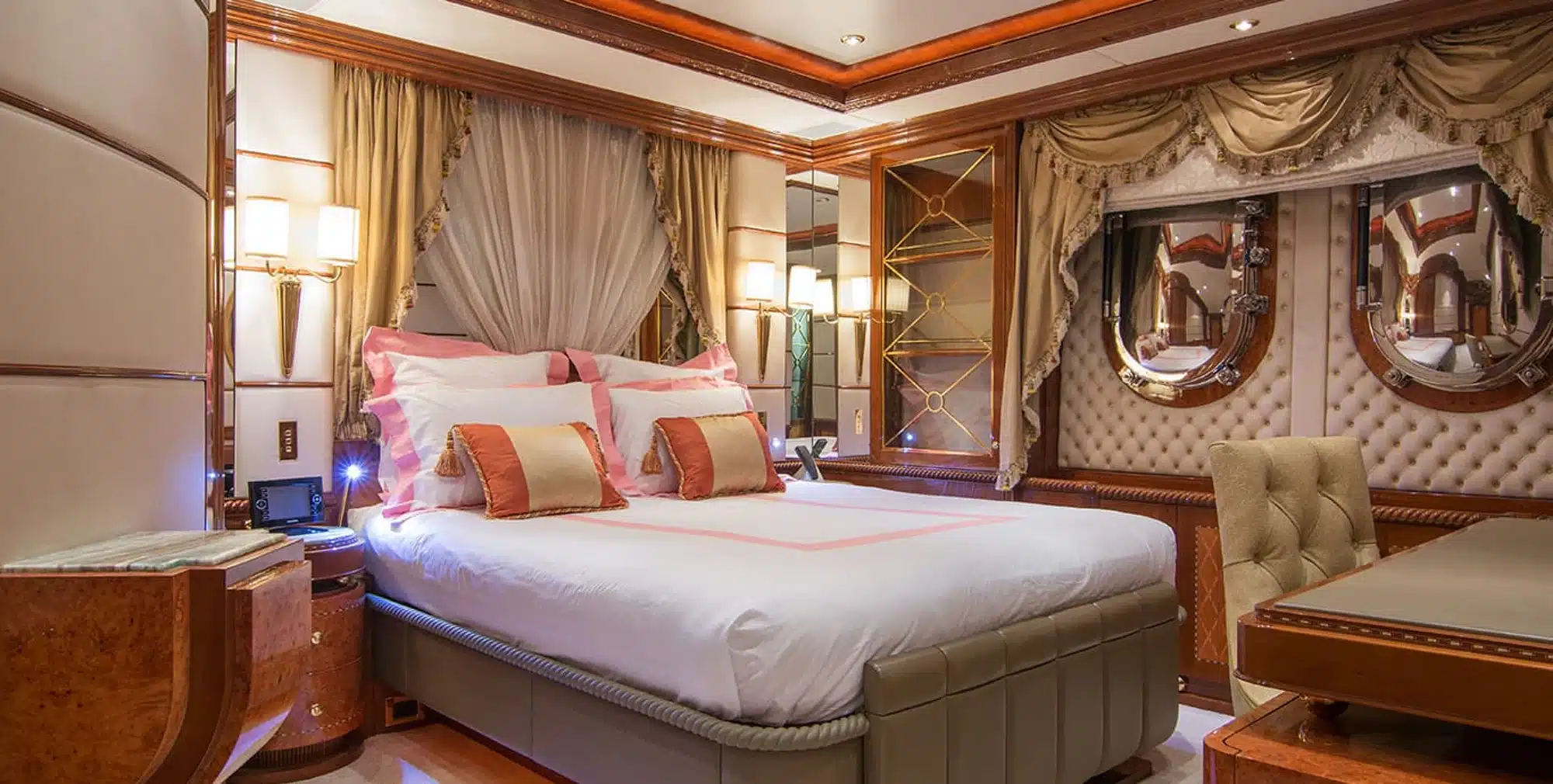 Benetti 60M superyacht cabin