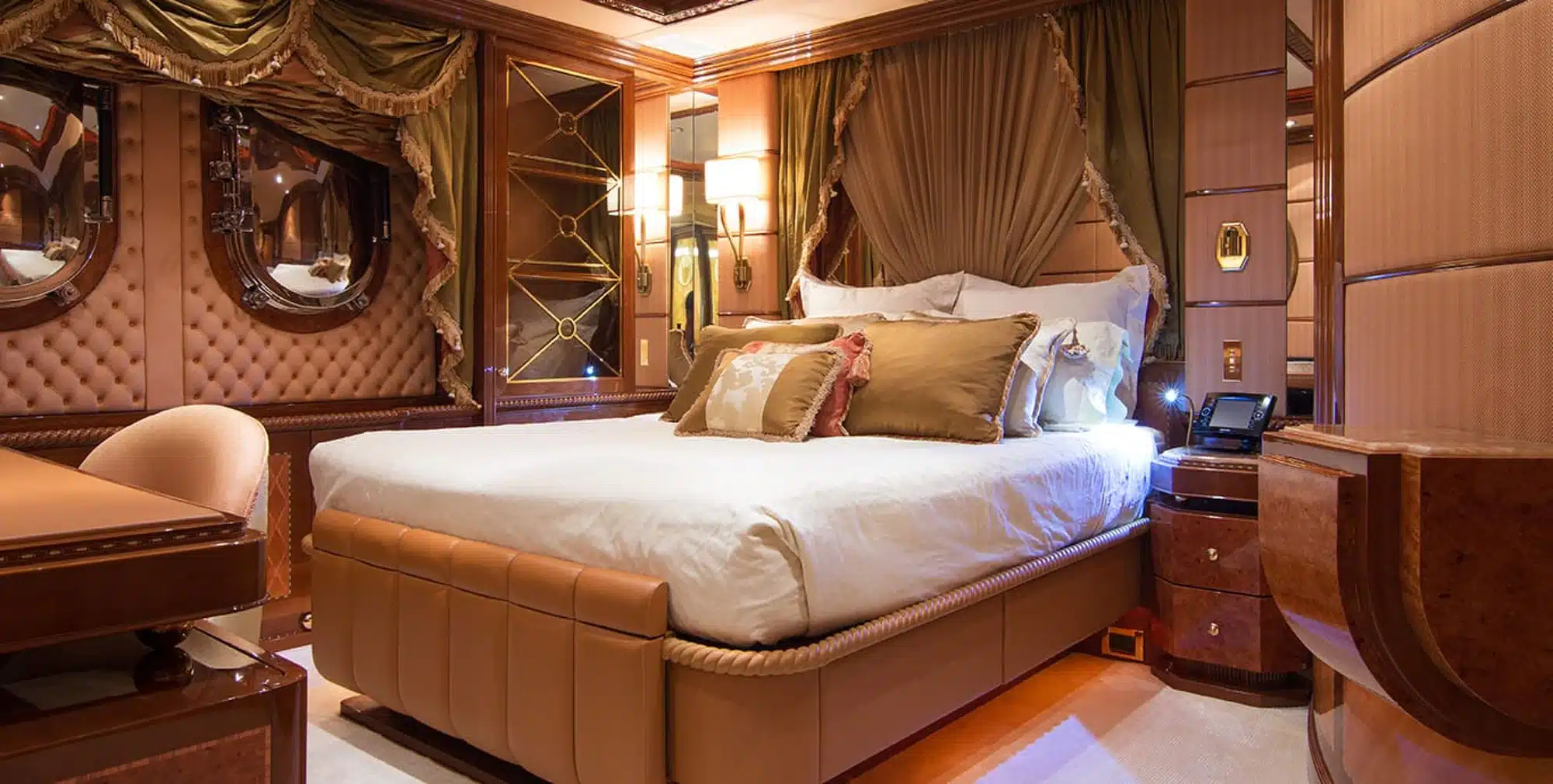 Benetti 60M superyacht cabin