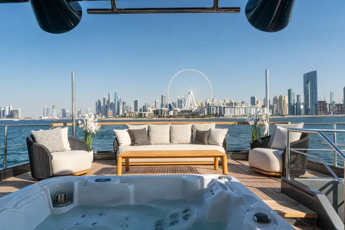Triple 7 superyacht jacuzzi