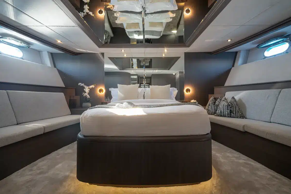 Triple 7 superyacht interior detail