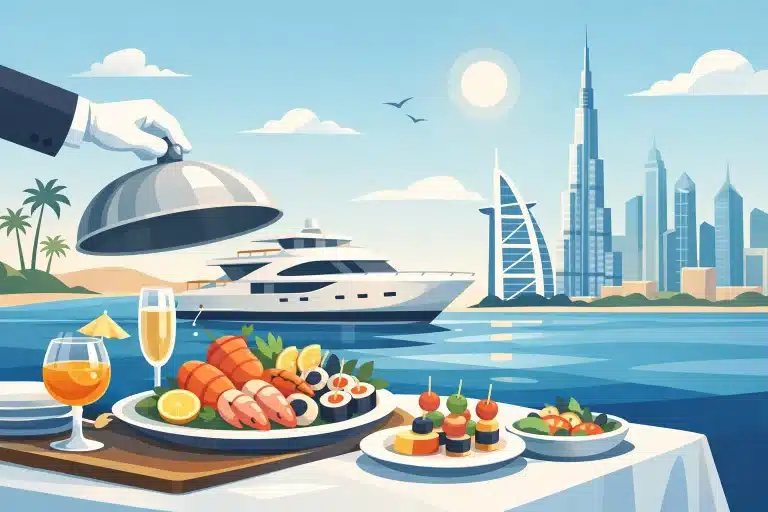 How to Plan Yacht Catering for a Dubai Charter