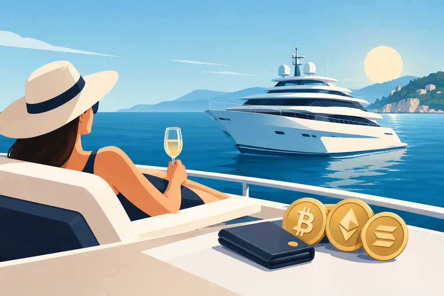 Crypto Charters: A Private Yacht, Paid Your Way