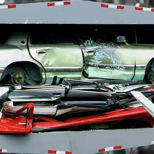 Autoschredder-Recycling