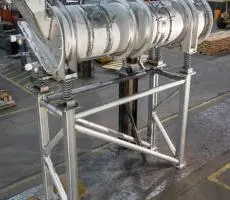 Full Unit El Carrier VibroCool es la unidad de producción a escala real, capaz de producir 10 tn/h de sal de mesa enfriada.