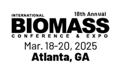 Logo for the 18th Annual International Biomass Conference &amp; Expo, March 18–20, 2025, Atlanta, GA.