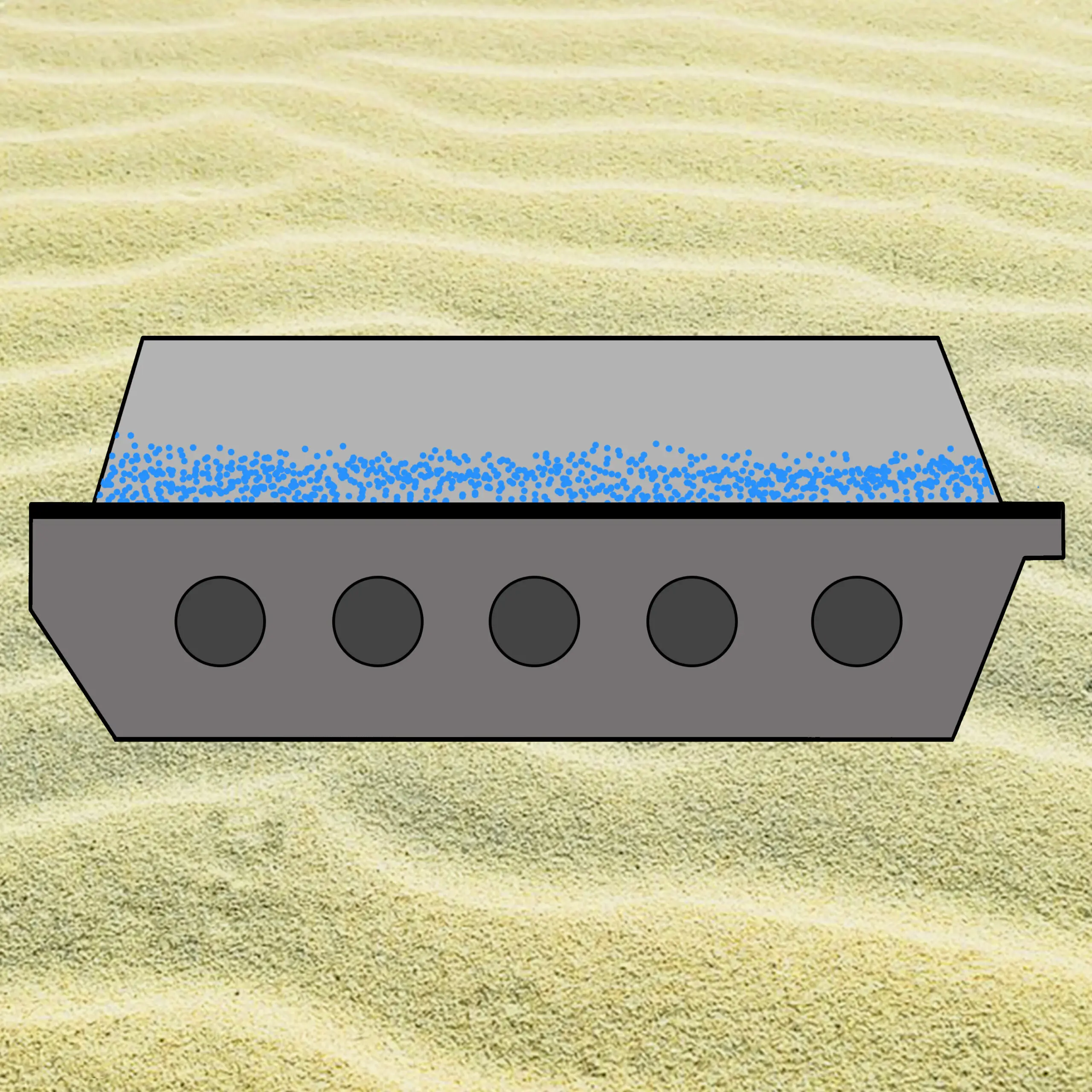 Fluid Bed Fluidization like Quicksand