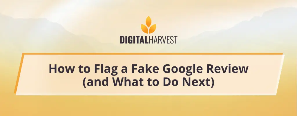 How to Flag a Fake Google Review (and What to Do Next)