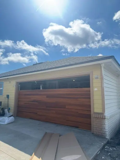 modern sectional garage door