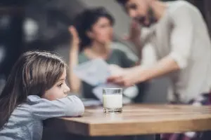 a picture that explains that it is not always a good idea to have children testify in court in a child custody hearing